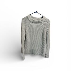 Goodthreads Women's Light Gray Turtleneck Sweater